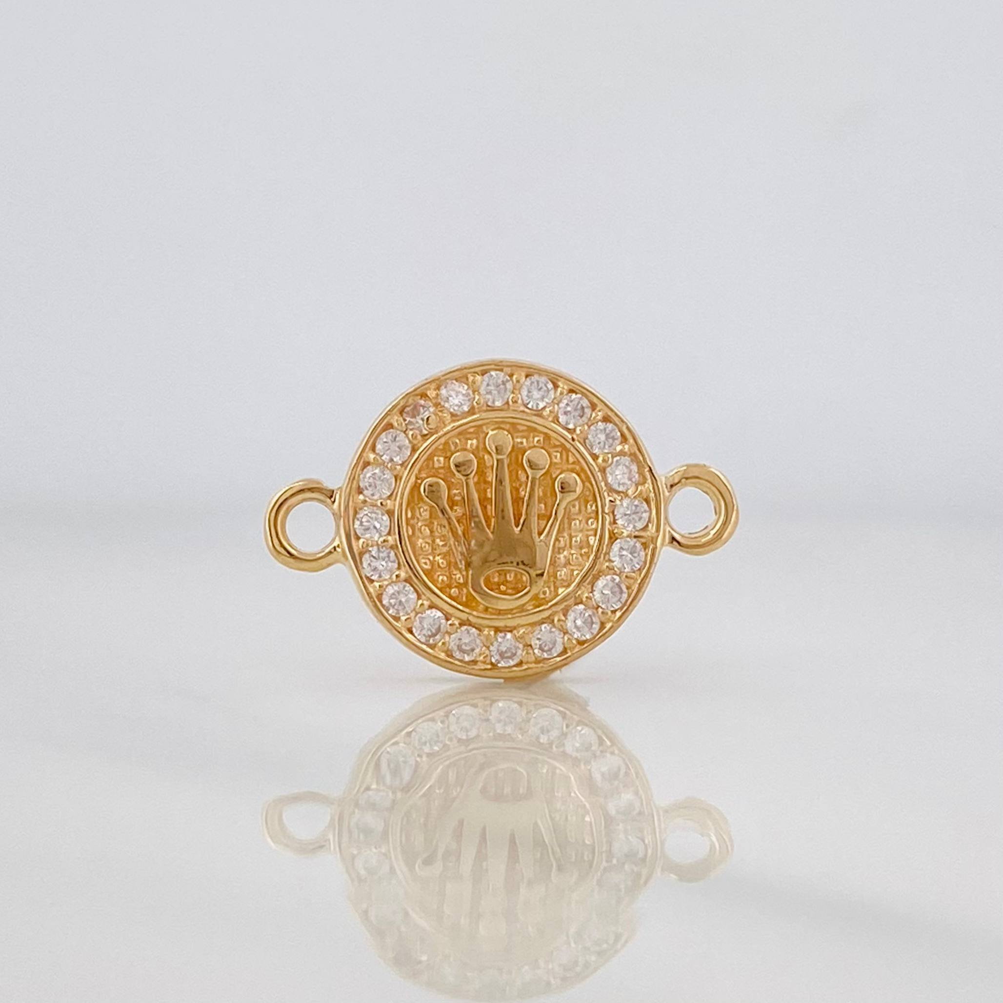 Herraje Corona 1.8 g / 1.7 cm Oro Amarillo 18K
