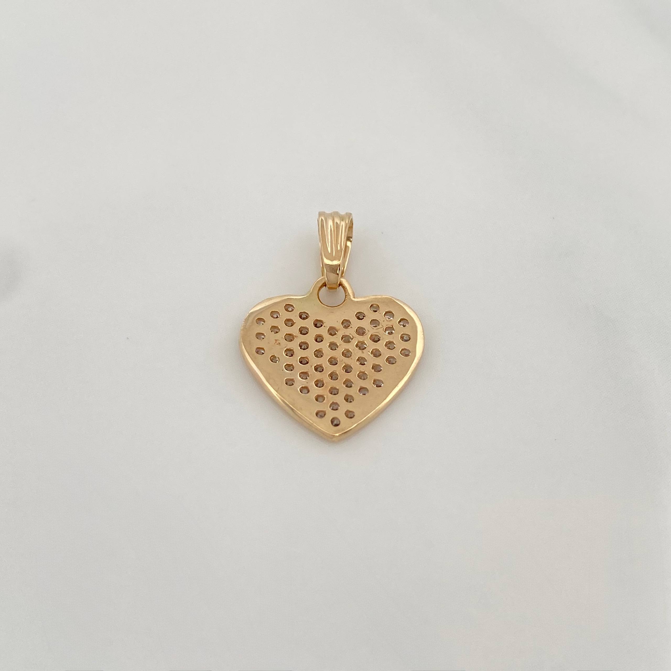 Dije Corazón 1.2 g / 1.7 cm Oro Amarillo 18K