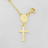 Pulso Denario Virgen Milagrosa 2.4 g / 20.7 cm / 2.7 mm Oro Amarillo 18K