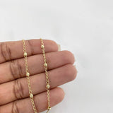 Pulso Denario Virgen Milagrosa 2.4 g / 20.7 cm / 2.7 mm Oro Amarillo 18K