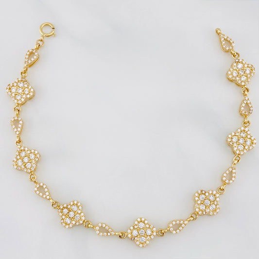 Pulso Trebol 12 g / 19.8 cm / 4.32 mm Oro Amarillo 18K