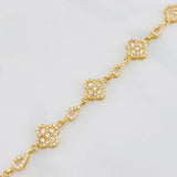 Pulso Trebol 12 g / 19.8 cm / 4.32 mm Oro Amarillo 18K