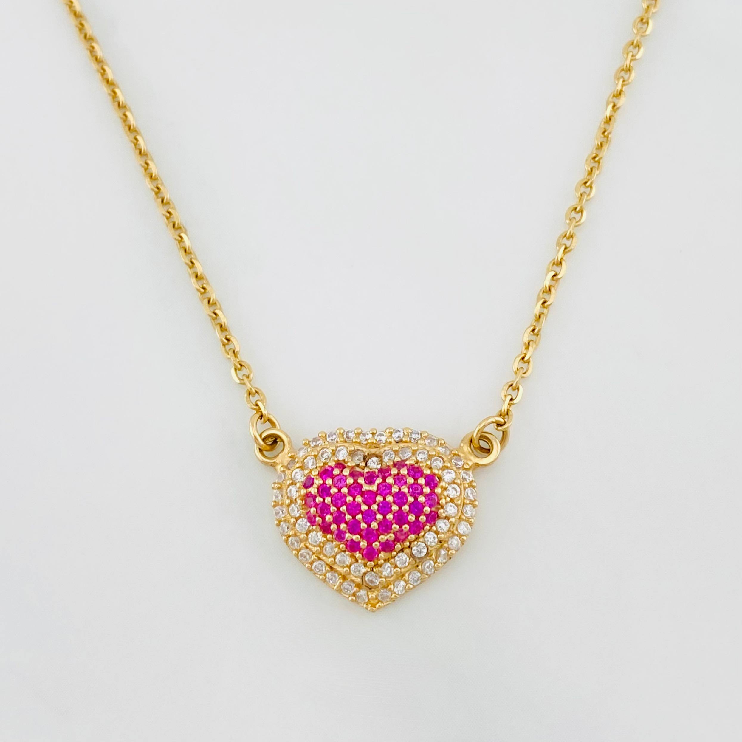 Cadena Aro Seguido Corazon 5 g / 42.8 cm / 1.54 mm Oro Amarillo 18K