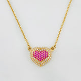 Cadena Aro Seguido Corazon 5 g / 42.8 cm / 1.54 mm Oro Amarillo 18K