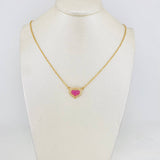 Cadena Aro Seguido Corazon 5 g / 42.8 cm / 1.54 mm Oro Amarillo 18K