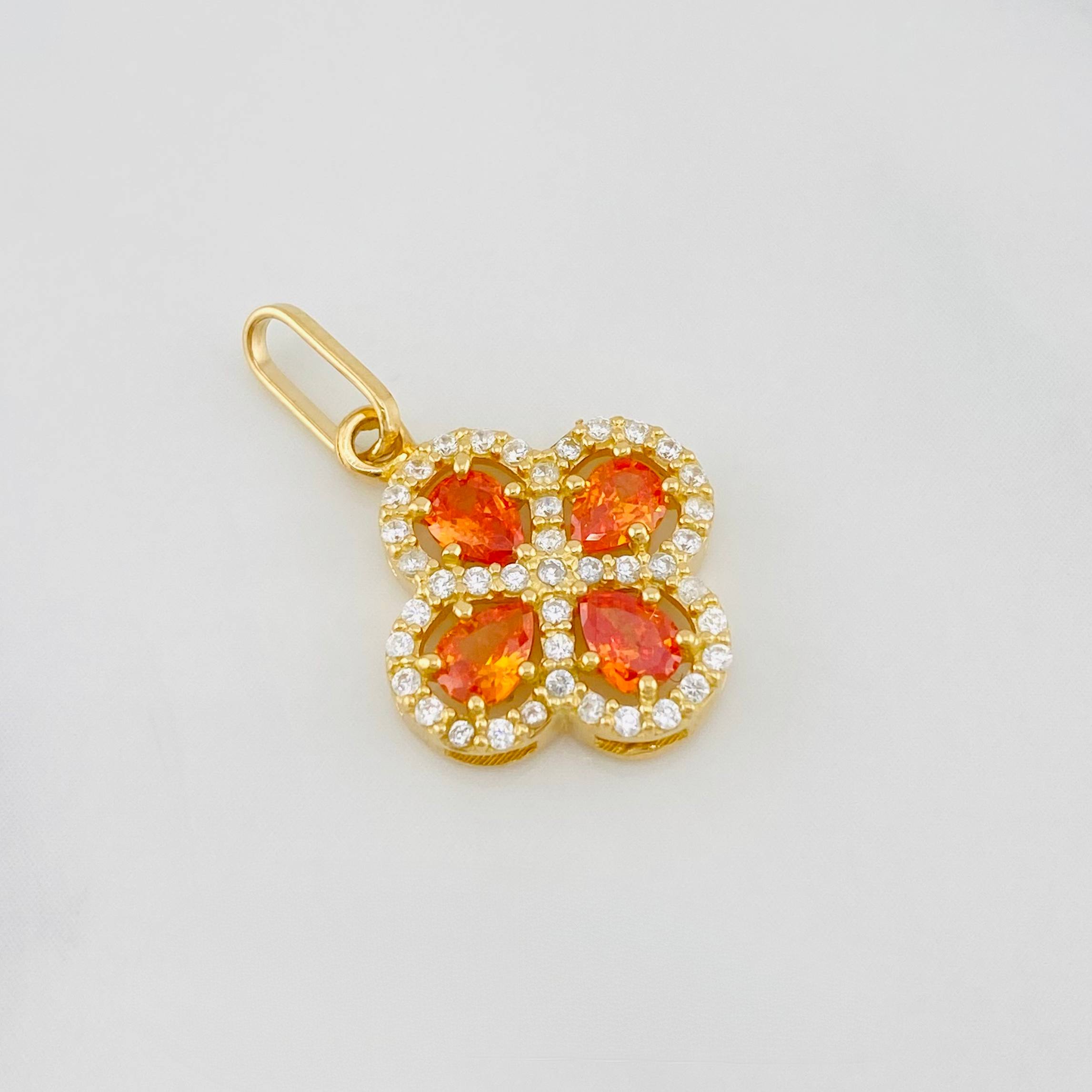 Dije Trébol 1.75 g / 2.2 cm Oro Amarillo 18K