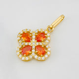 Dije Trébol 1.75 g / 2.2 cm Oro Amarillo 18K