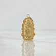 Dije Virgen Guadalupe Silueta 1.25gr / 2.7cm / Mate Liso Oro Amarillo 18K ©