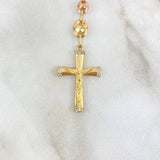 Rosario GC Virgen Milagrosa 14.45gr / 60cm / 4.7mm-6.3mm Tres Oros