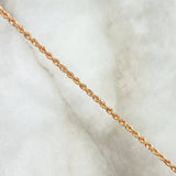 Pulso Lazo 0.9gr / 21cm / 2mm Oro Rosa +3 ©