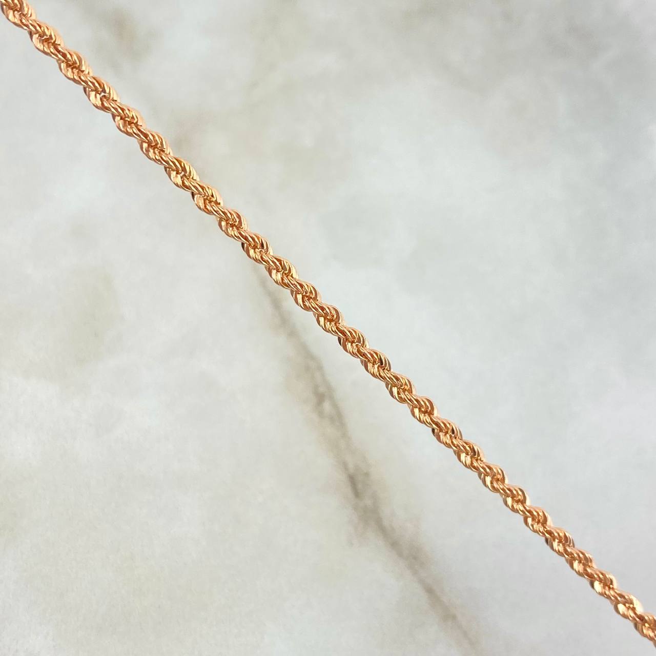 Pulso Lazo 1.55gr / 21cm / 2.2mm Oro Rosa +3 ©