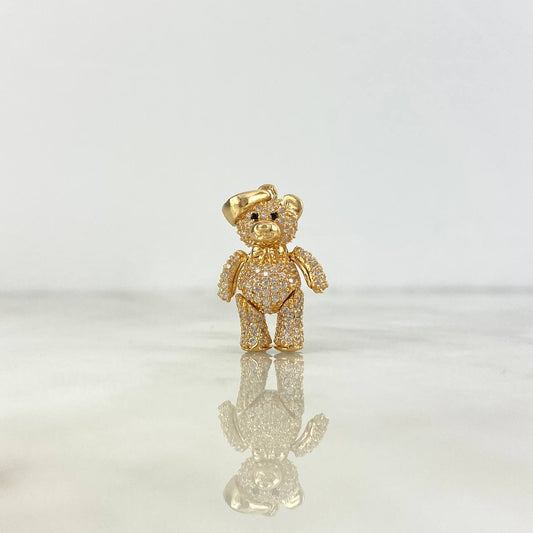 Oso Articulado 4.05gr / 2.5cm / Oro 18K *