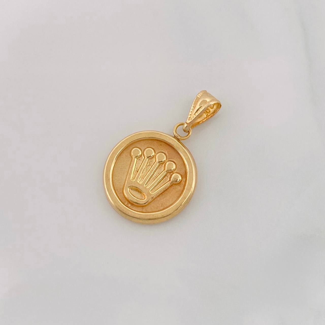 Dije Corona 1.2g / 2.2cm Oro Amarillo 18K