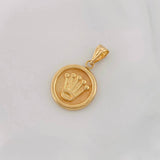 Dije Corona 1.2g / 2.2cm Oro Amarillo 18K