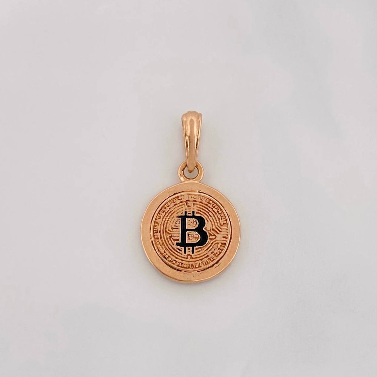 Dije Letra B 2.7g / 2.3cm Oro Rosa 18K