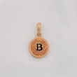 Dije Letra B 2.7g / 2.3cm Oro Rosa 18K