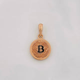 Dije Letra B 2.7g / 2.3cm Oro Rosa 18K