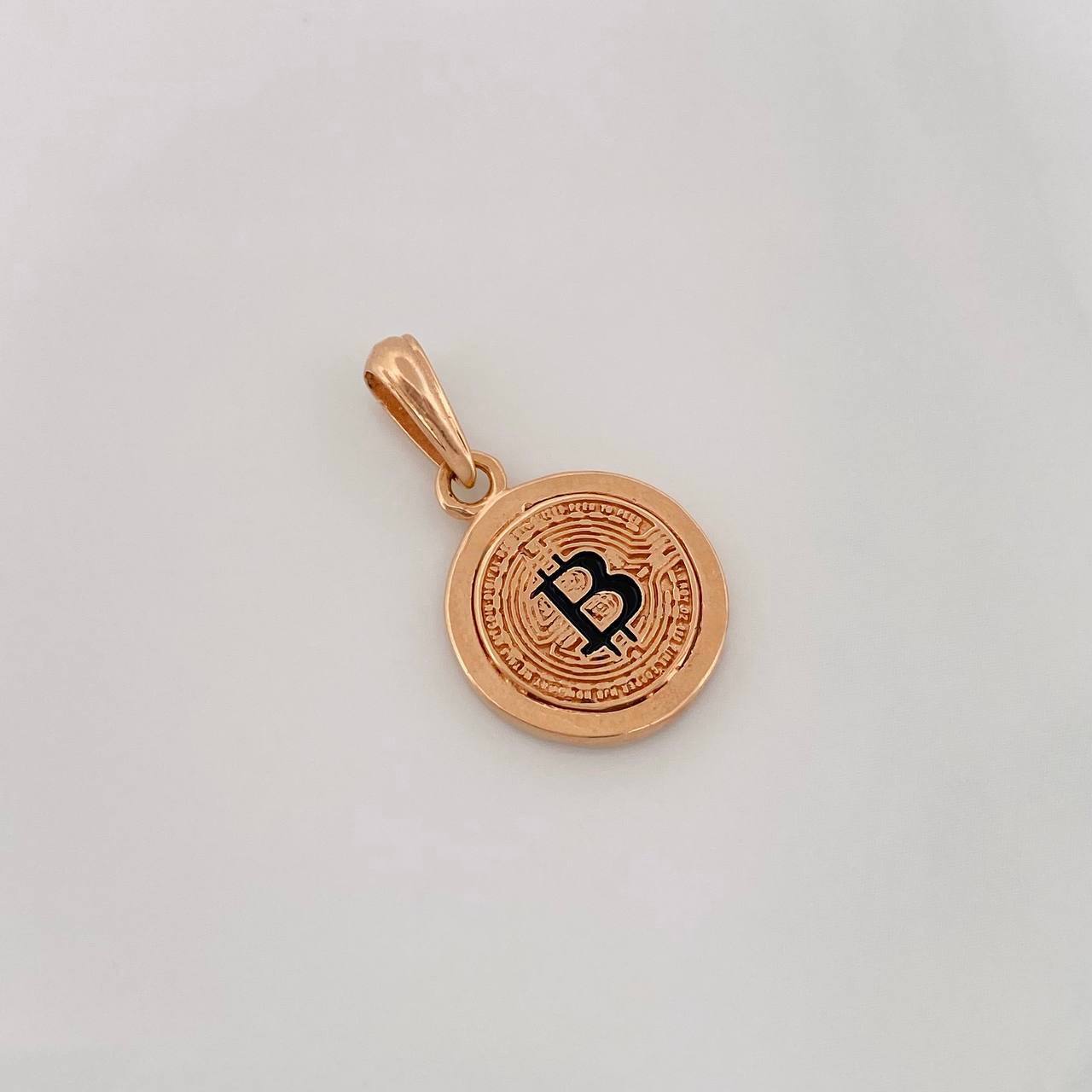 Dije Letra B 2.7g / 2.3cm Oro Rosa 18K
