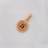 Dije Letra B 2.7g / 2.3cm Oro Rosa 18K