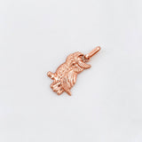 Dije Búho 0.8g / 2.3cm Oro Rosa 18K