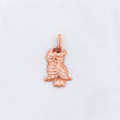 Dije Búho 0.8g / 2.3cm Oro Rosa 18K