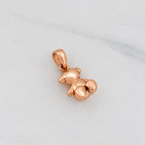 Dije Oso 2g / 1.5cm Oro Rosa 18K
