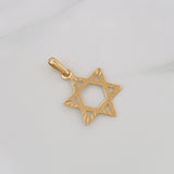 Dije Silueta Estrella 0.7g / 3.5cm Oro Amarillo 18K