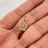 Dije Flor 1.4g / 1.8cm Oro Rosa 18K