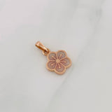 Dije Flor 1.4g / 1.8cm Oro Rosa 18K