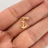 Dije Ancla 0.5g / 1.7cm Oro Rosa 18K