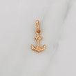 Dije Ancla 0.5g / 1.7cm Oro Rosa 18K