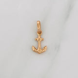 Dije Ancla 0.5g / 1.7cm Oro Rosa 18K