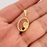 Dije Virgen Maria 1g / 2.5cm Oro Amarillo 18K