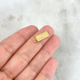 Dije Dólar 0.6gr / 2.2cm / Cargador Lateral Oro Amarillo 18K