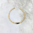Pulso Bebé GC 1.55gr / 14.5cm / Placa Ovalada Oro Amarillo ©