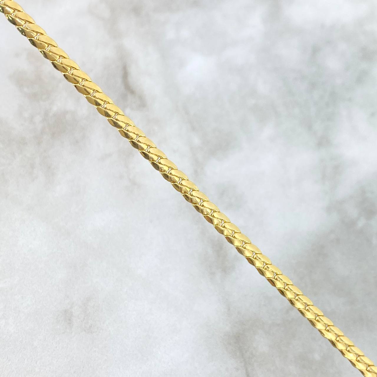 Cadena Serpiente 6gr / 45cm / 3mm Oro Amarillo +3