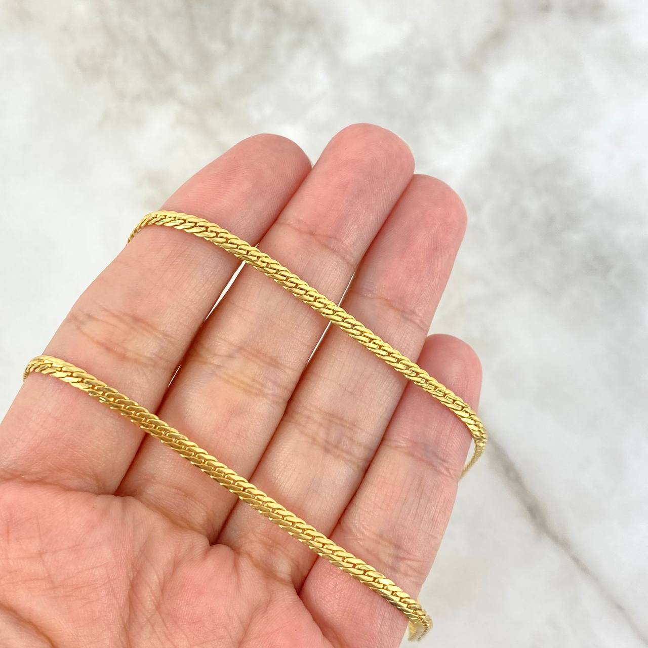 Cadena Serpiente 5.4gr / 50cm / 2.8mm Oro Amarillo +3 ©