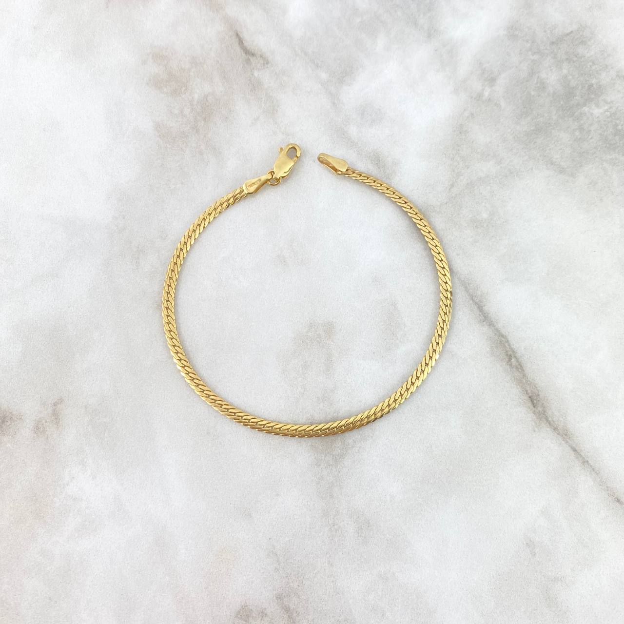 Pulso Serpiente 2.5gr / 19cm / 2.8mm Oro Amarillo +3 ©