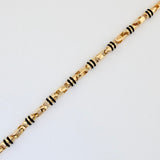 Pulso Rustico Barril 9.55gr / 17.8cm / 3.68mm Oro Amarillo 18K $