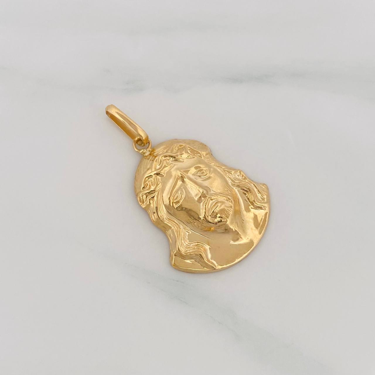 Dije Rostro Cristo 2.55g / 3.4cm Oro Amarillo 18K