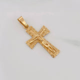 Dije Cruz Cristo 2.85g / 3.5cm Oro Amarillo 18K