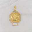 Dije Rostro Cristo 3.85g / 4.5cm Oro Amarillo 18K