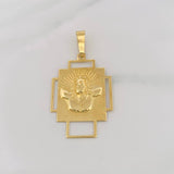 Dije Rostro Cristo 3.85g / 4.5cm Oro Amarillo 18K