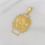 Dije Rostro Cristo 3.85g / 4.5cm Oro Amarillo 18K