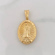 Dije Medalla Virgen de Guadalupe 2.4g / 3.5cm Oro Amarillo 18K