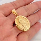 Dije Medalla Virgen de Guadalupe 2.4g / 3.5cm Oro Amarillo 18K
