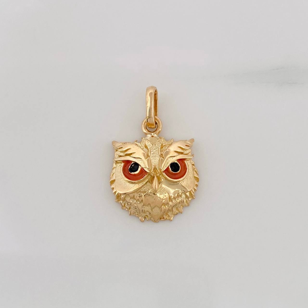 Dije Búho 3g / 2cm Oro Amarillo 18K