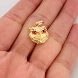 Dije Búho 3g / 2cm Oro Amarillo 18K