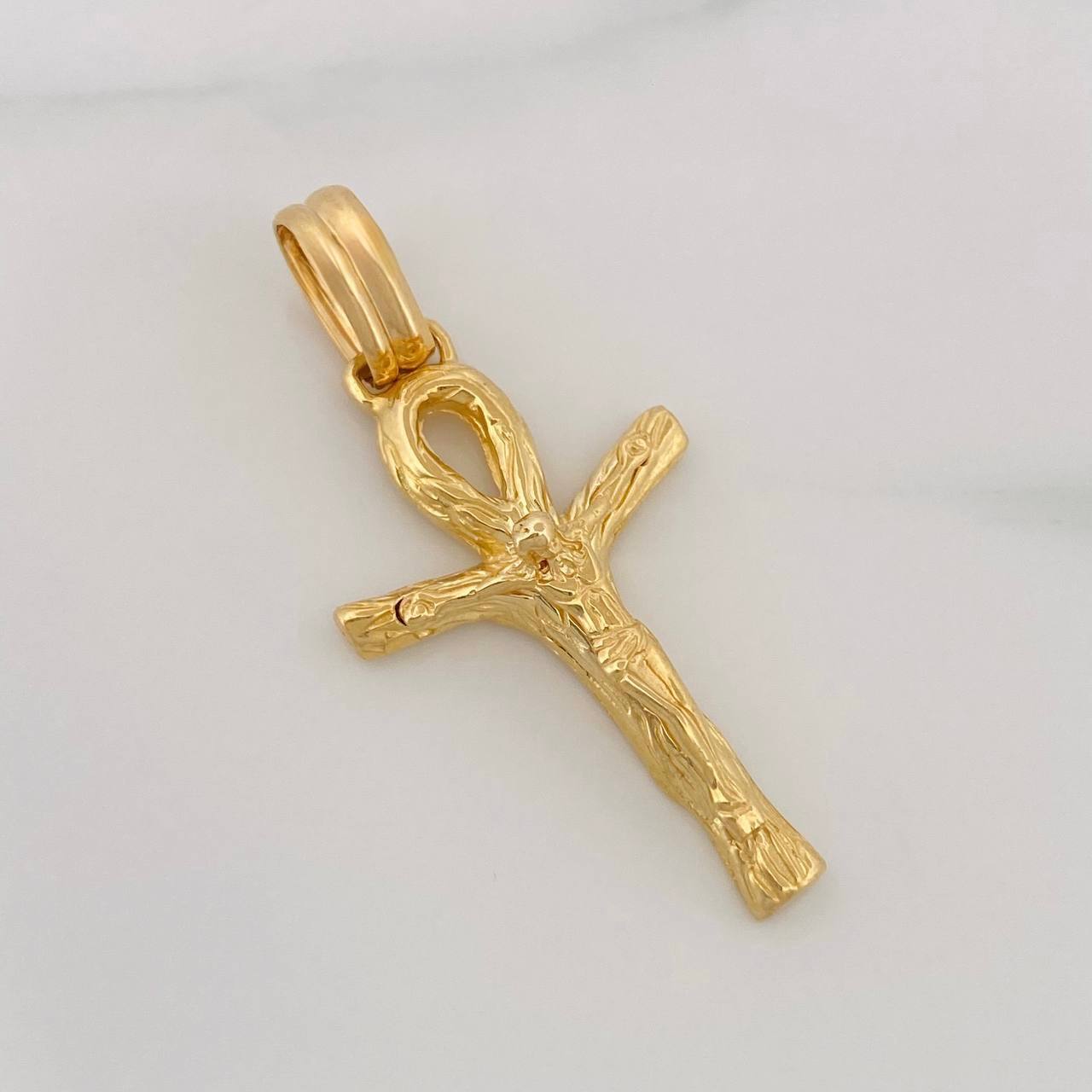 Dije Cruz Tronco 5.25g / 4cm Oro Amarillo 18K