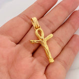 Dije Cruz Tronco 5.25g / 4cm Oro Amarillo 18K